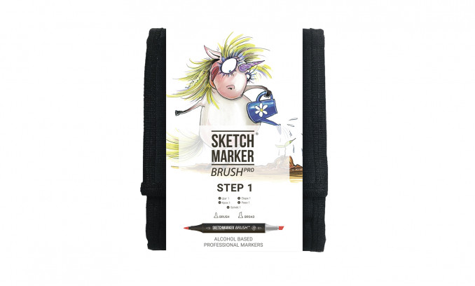 BRUSH PRO 12 STEP 1 (12 markers in the wallet)