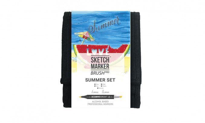 BRUSH PRO 12 SUMMER SET (12 markers in the wallet)