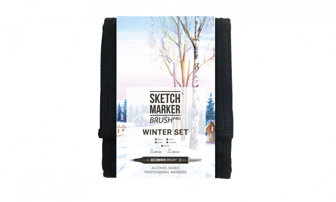 BRUSH PRO 12 WINTER SET (12 markers in the wallet)