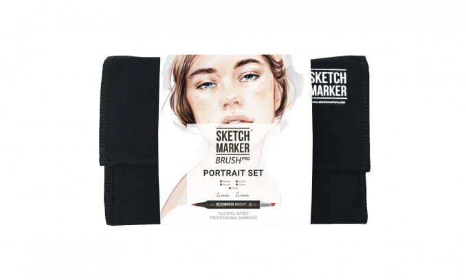 BRUSH PRO 24 PORTARIT SET (24 markers in the wallet)